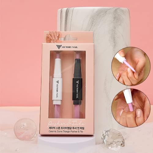 Victory Ceramic Stone Triangle Pusher & File | Victory Nail