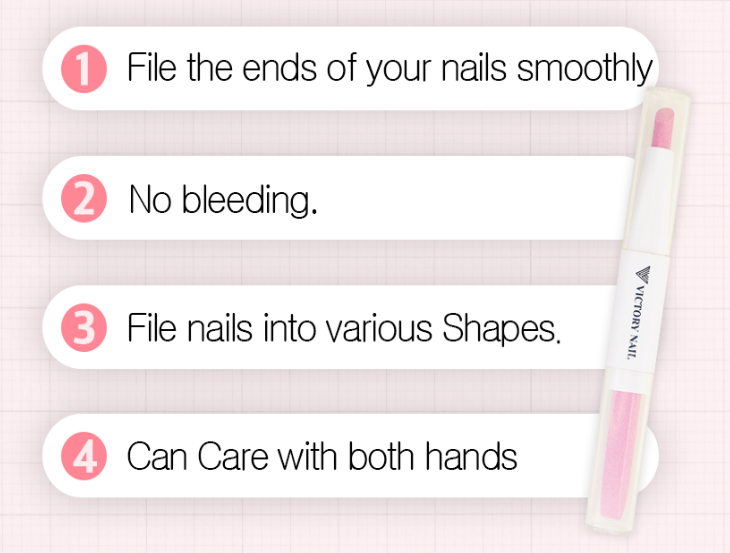 Ceramic Stone Triangle File & Pusher | Nail Shaping | Victory Nail